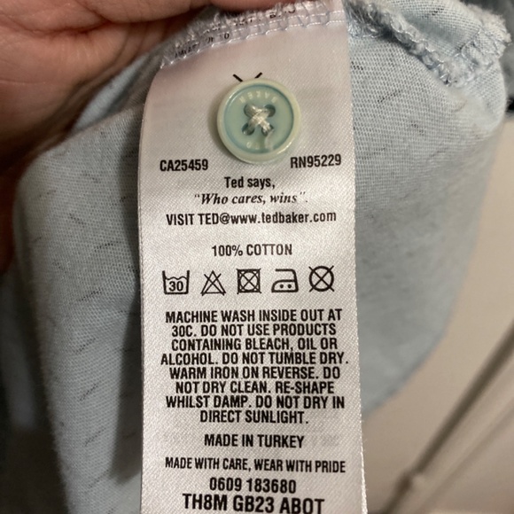 -Ted Baker polo shirt size 2 men - Picture 7 of 7